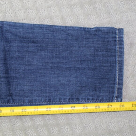 NWOT Chico's Size 12 Slim Boyfriend Ankle Medium Blue Chambray Jeans - Picture 3 of 5